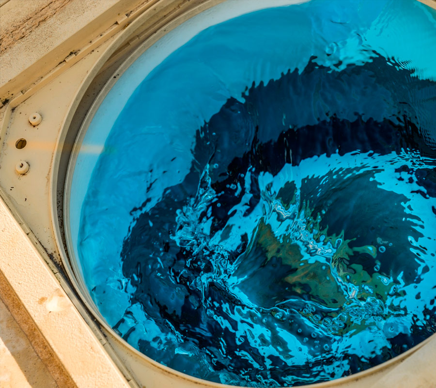 water leak detection in swimming pools