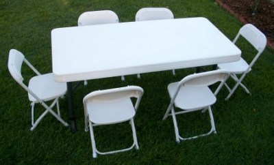 tables and chairs