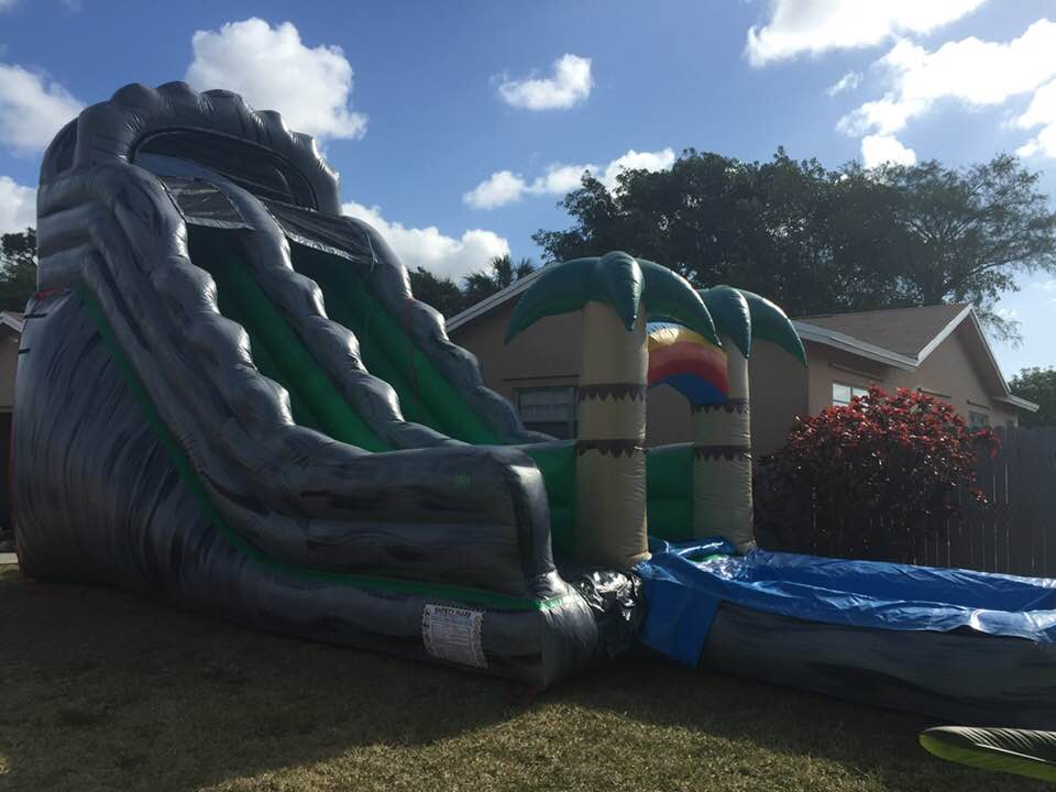TROPICAL WATER SLIDE 20'