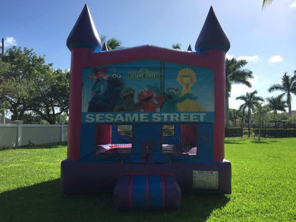PINK & BLUE CASTLE (SESAME STREET THEME)