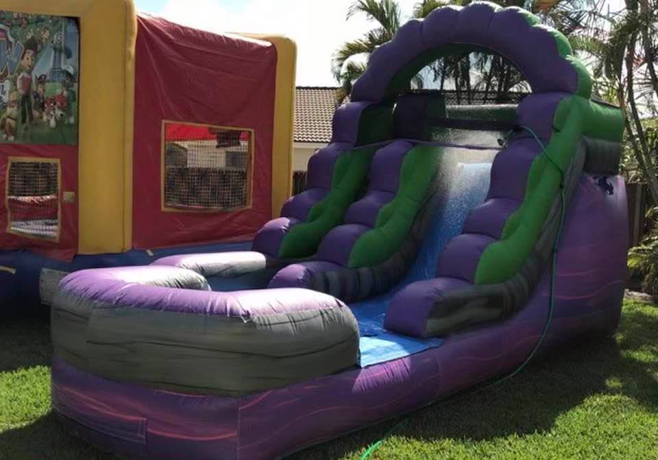 PURPLE MARBLE WATER SLIDE 12'